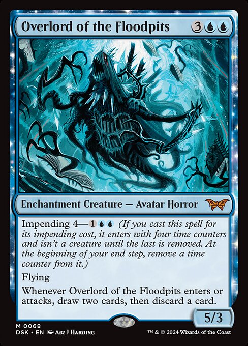 Overlord of the Floodpits - Duskmourn: House of Horror Magic card