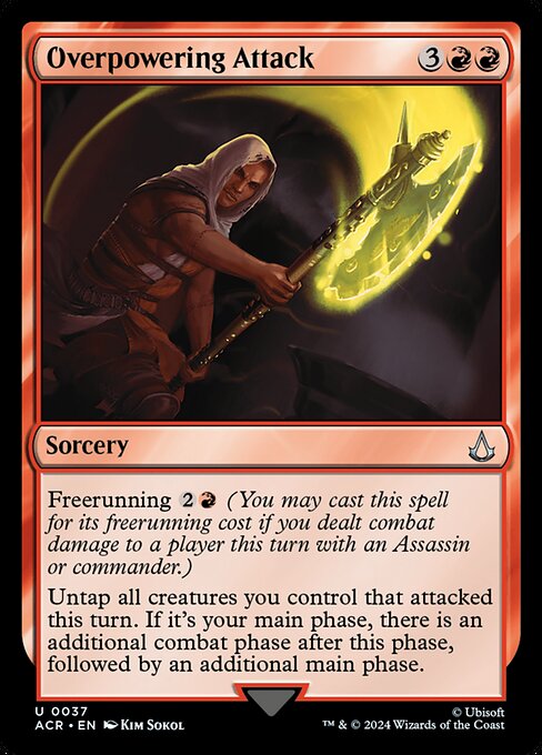 Overpowering Attack - Assassin's Creed Magic card