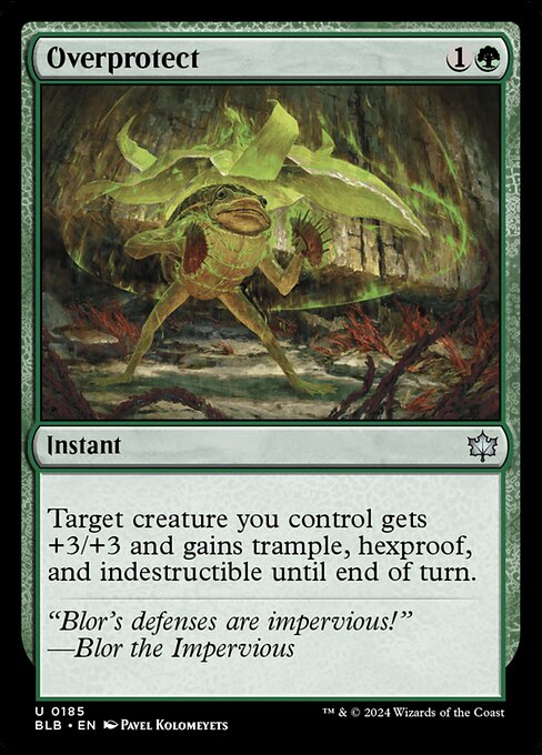 Overprotect - Bloomburrow Magic card