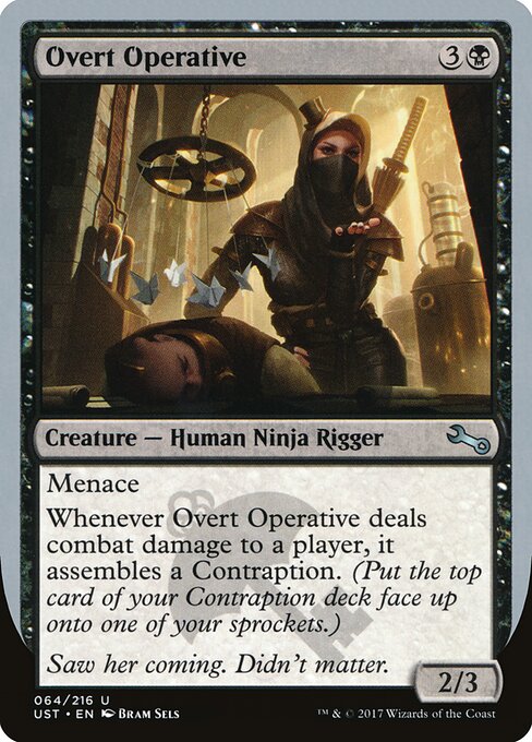 Overt Operative - Unstable (#64) - Illustrated by Bram Sels - Magic: The Gathering Card