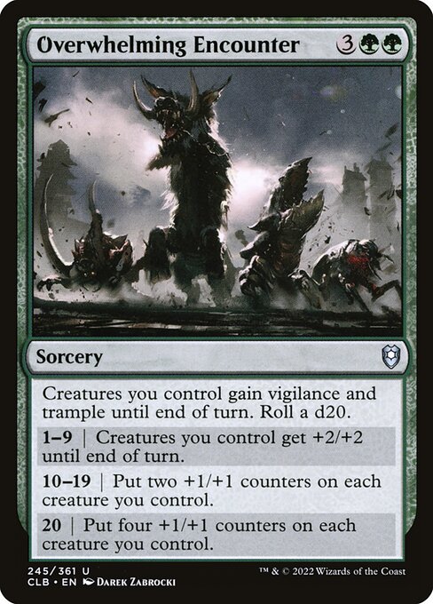 Overwhelming Encounter - Commander Legends: Battle for Baldur's Gate Magic card