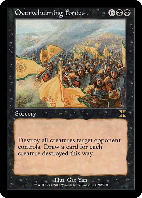 Overwhelming Forces - Masters Edition IV Magic card