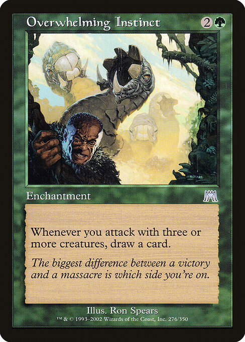 Overwhelming Instinct - Onslaught Magic card
