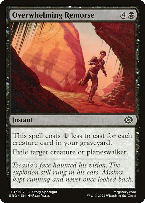 Overwhelming Remorse - The Brothers' War Magic card