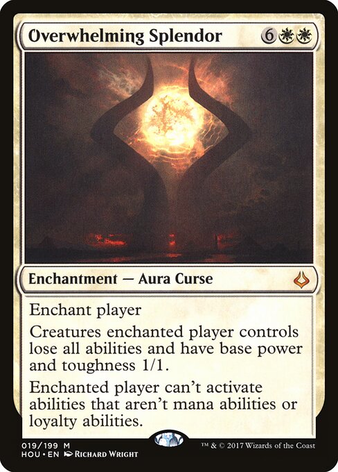 Overwhelming Splendor - Hour of Devastation Magic card