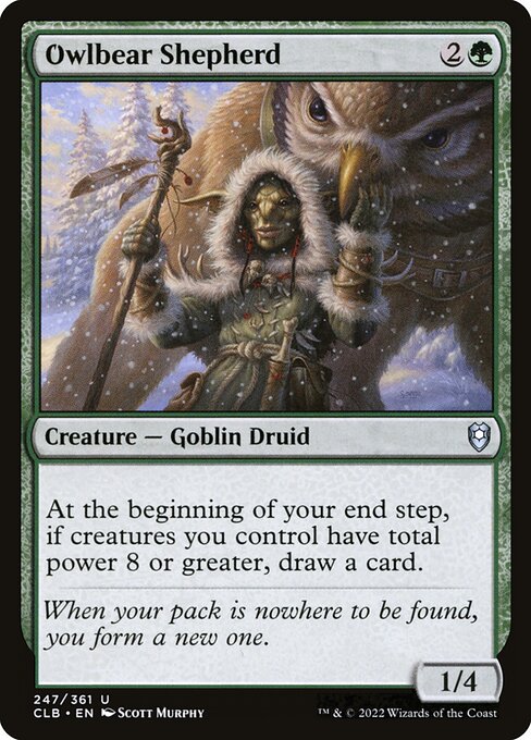 Owlbear Shepherd - Commander Legends: Battle for Baldur's Gate Magic card