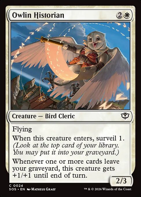 Owlin Historian - Secrets of Strixhaven Magic card