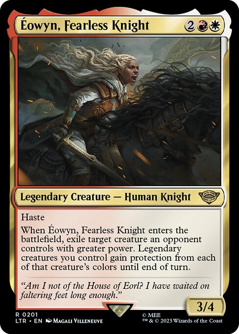 Éowyn, Fearless Knight - The Lord of the Rings: Tales of Middle-earth Magic card