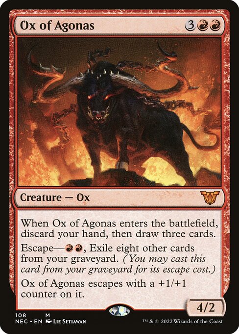 Ox of Agonas - Neon Dynasty Commander Magic card