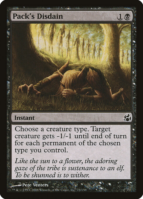 Pack's Disdain - Morningtide Magic card