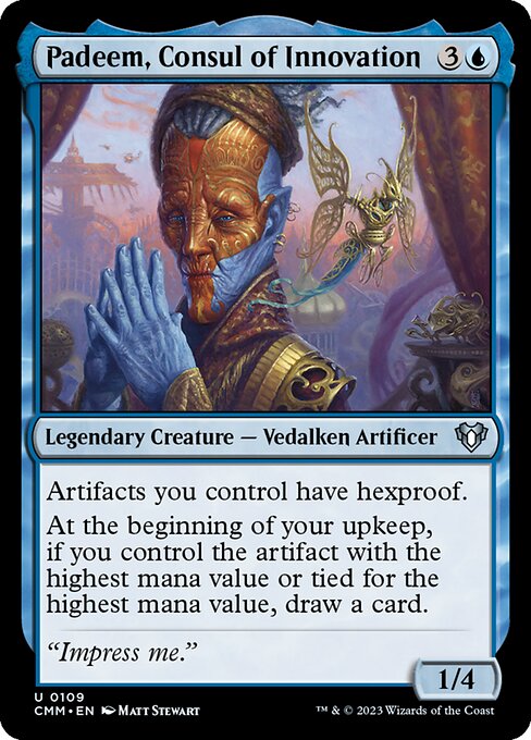 Padeem, Consul of Innovation - Commander Masters Magic card