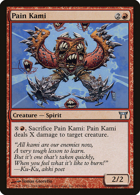 Pain Kami - Champions of Kamigawa Magic card