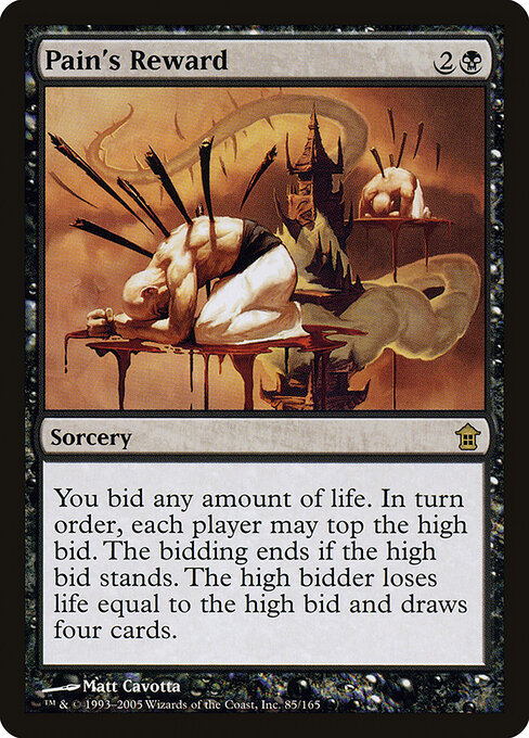 Pain's Reward - Saviors of Kamigawa Magic card