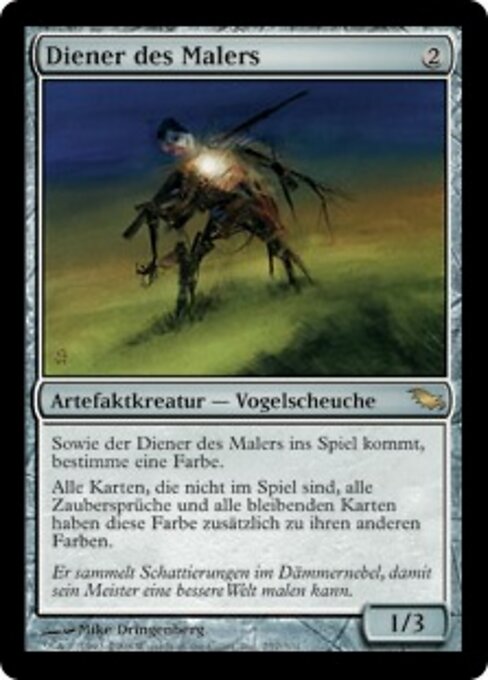 Servo del Pittore (Painter's Servant) - Shadowmoor (#257) - Illustrated by Mike Dringenberg - Magic: The Gathering Card