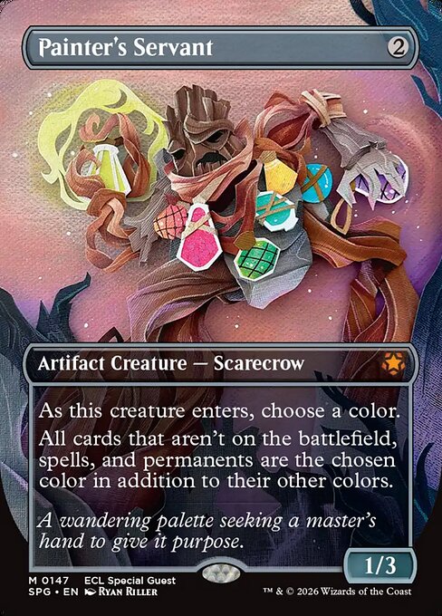 Servo del Pittore (Painter's Servant) - Special Guests (#147) - Illustrated by Ryan Riller - Magic: The Gathering Card