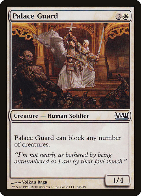 Palace Guard - Magic 2011 Magic card