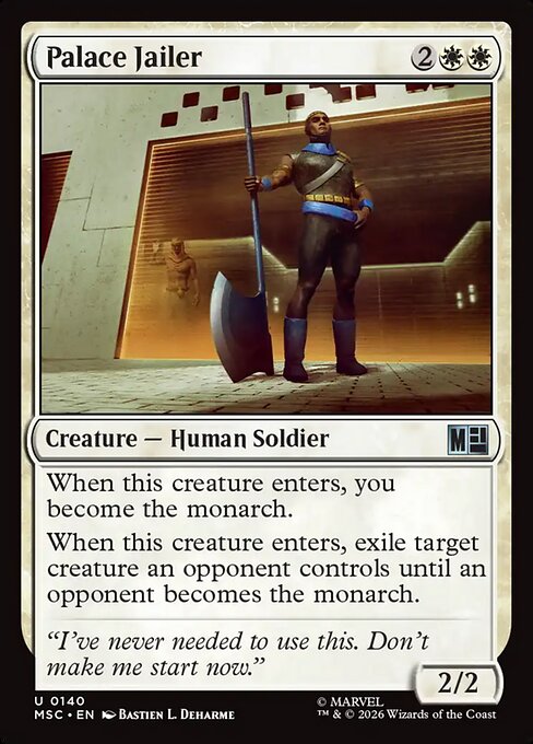 Palace Jailer - Marvel Super Heroes Commander Magic card