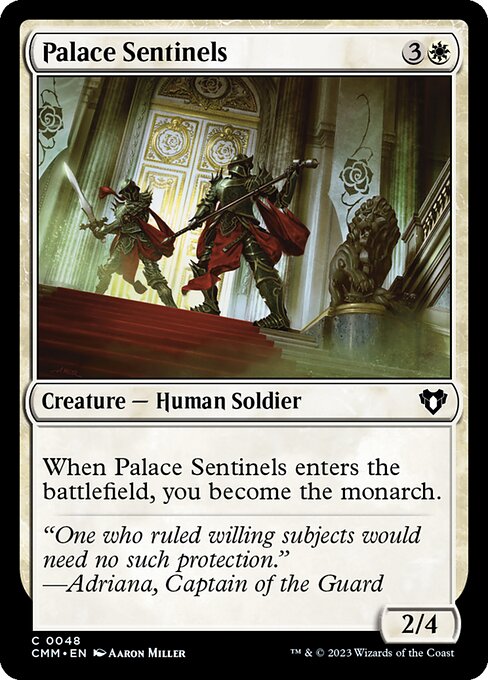 Palace Sentinels - Commander Masters Magic card