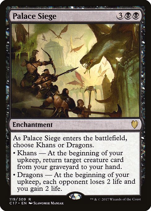 Palace Siege - Commander 2017 Magic card