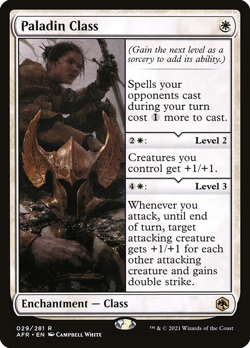 Paladin Class - Adventures in the Forgotten Realms Magic card