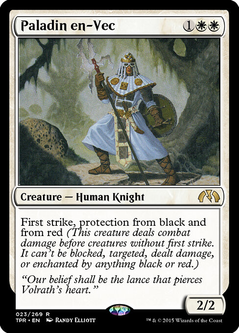 Paladin en-Vec - Tempest Remastered Magic card