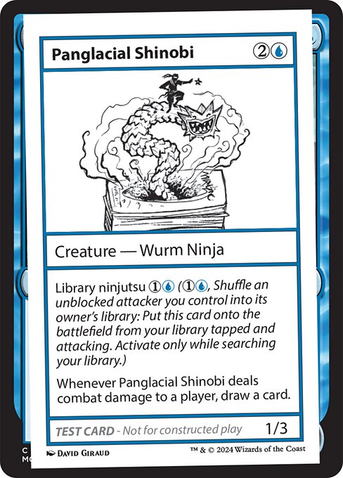 Panglacial Shinobi - Mystery Booster 2 (#534) - Illustrated by David Giraud - Magic: The Gathering Card