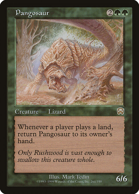 Pangosaur - Mercadian Masques Magic card