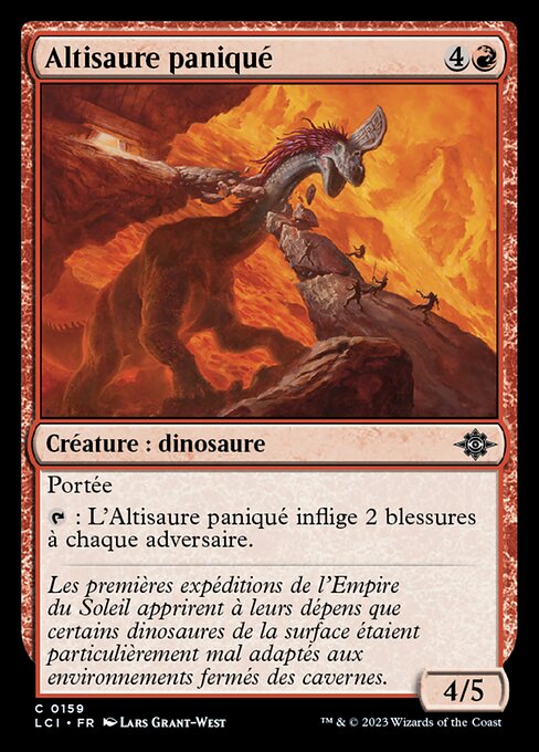 Panicked Altisaur