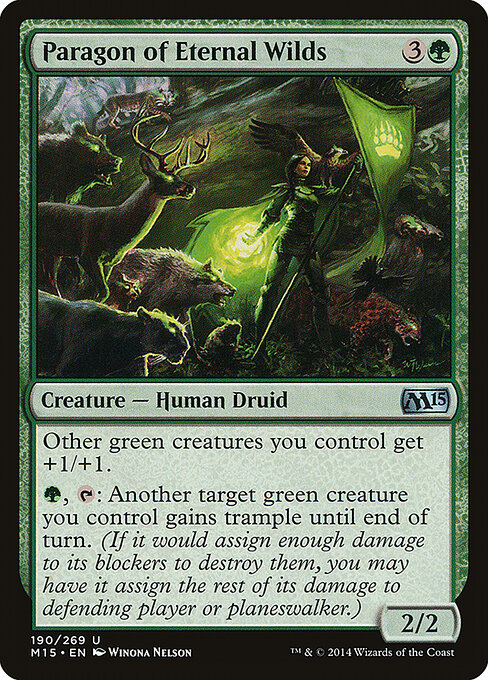 Paragon of Eternal Wilds - Magic 2015 Magic card