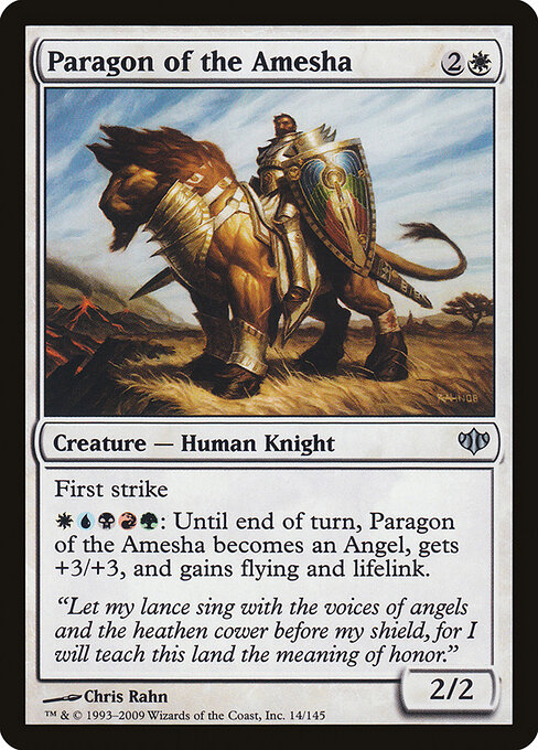 Paragon of the Amesha - Conflux Magic card