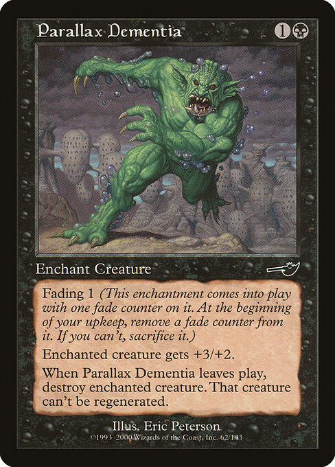 Parallax Dementia - Nemesis Magic card