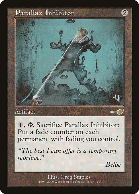 Parallax Inhibitor - Nemesis Magic card