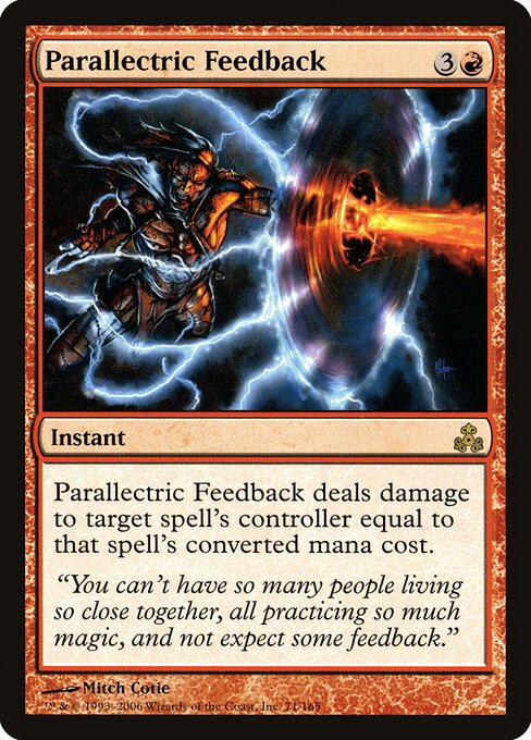Parallectric Feedback - Guildpact Magic card