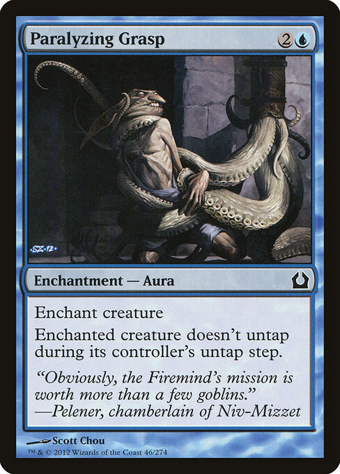 Paralyzing Grasp - Return to Ravnica Magic card