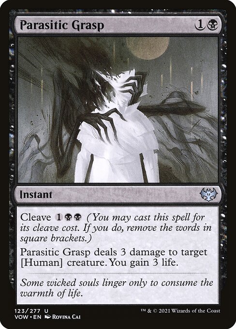 Parasitic Grasp - Innistrad: Crimson Vow (#123) - Illustrated by Rovina Cai - Magic: The Gathering Card