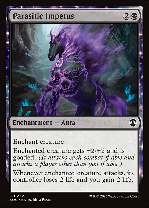 Parasitic Impetus - Secrets of Strixhaven Commander Magic card