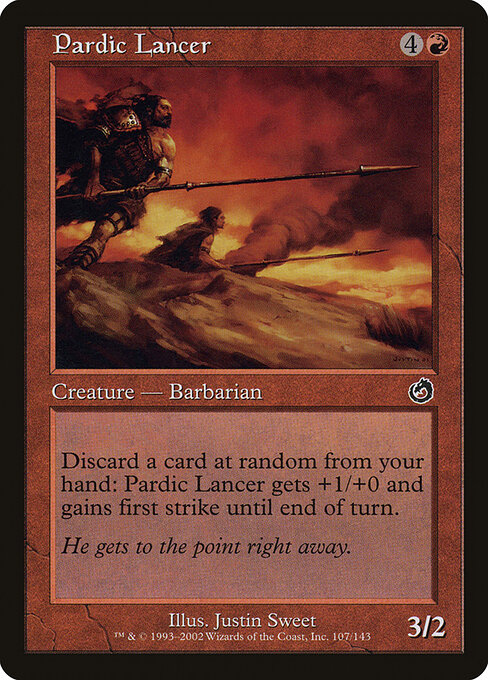 Pardic Lancer - Torment Magic card