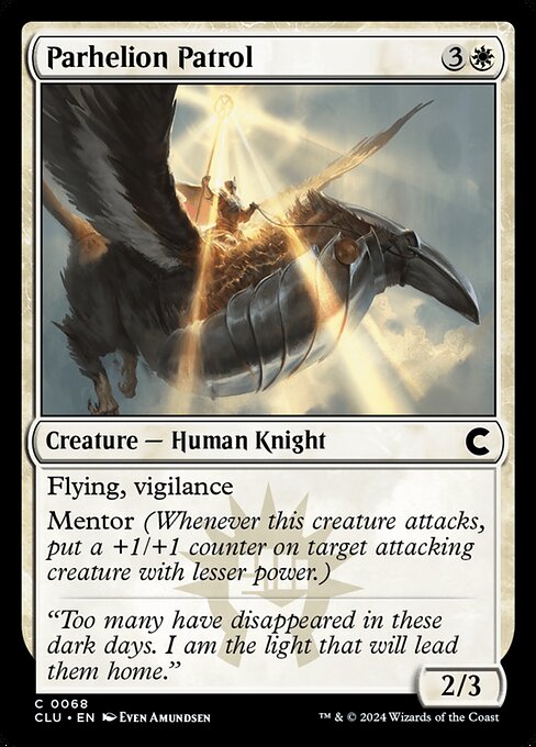 Parhelion Patrol - Ravnica: Clue Edition Magic card