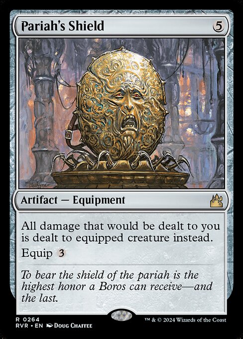 Pariah's Shield - Ravnica Remastered Magic card
