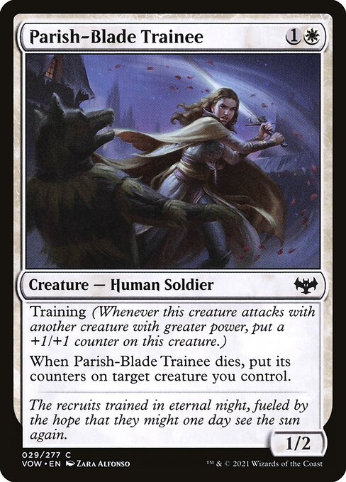 Parish-Blade Trainee - Innistrad: Crimson Vow Magic card