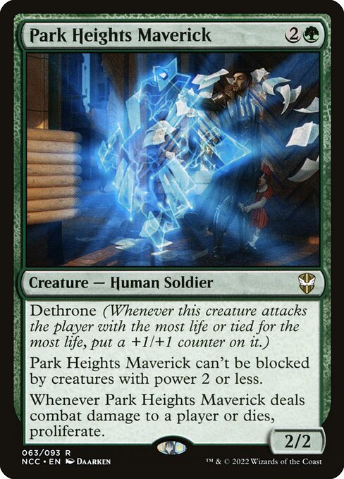 Park Heights Maverick - New Capenna Commander (#63) - Illustrated by Daarken - Magic: The Gathering Card