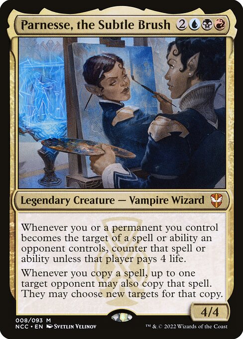 Parnesse, the Subtle Brush - New Capenna Commander Magic card