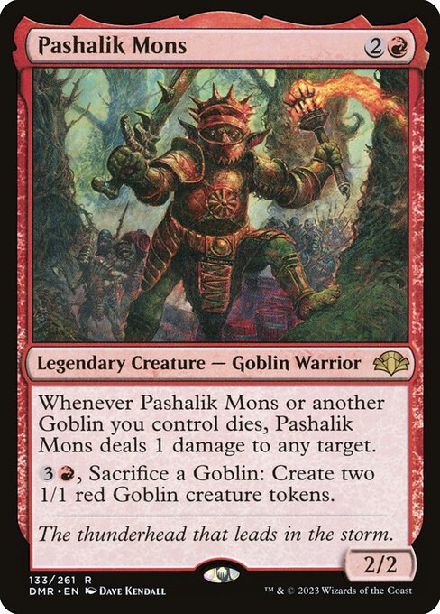 Pashalik Mons - Dominaria Remastered Magic card