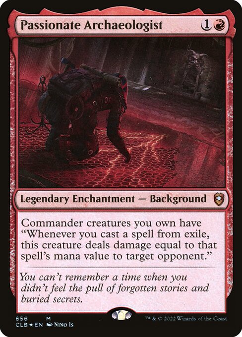 Passionate Archaeologist - Commander Legends: Battle for Baldur's Gate Magic card
