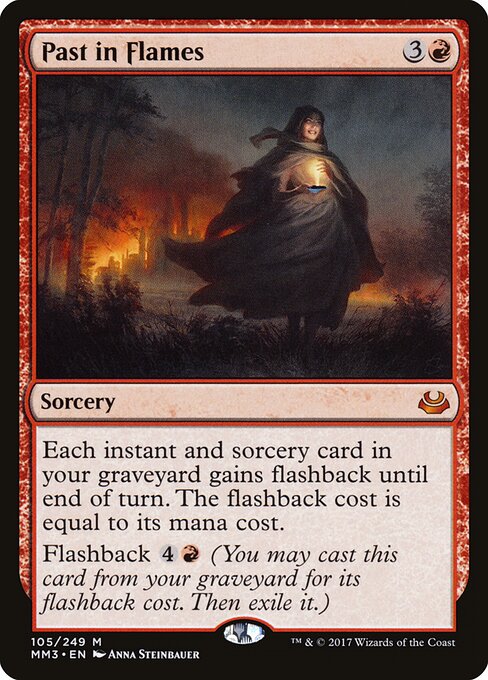 Past in Flames - Modern Masters 2017 Magic card