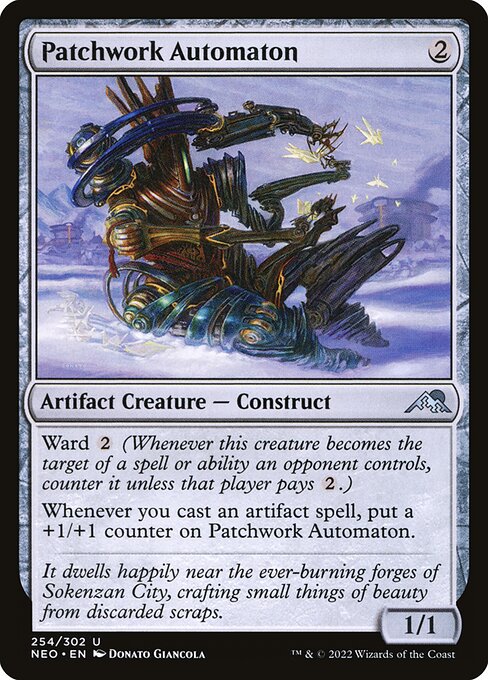 Patchwork Automaton - Kamigawa: Neon Dynasty Magic card