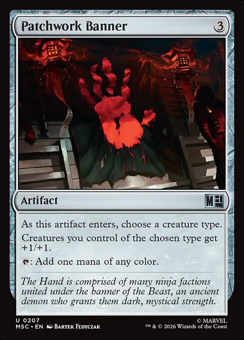 Patchwork Banner - Marvel Super Heroes Commander Magic card