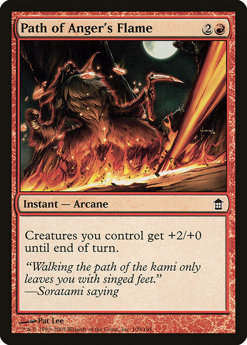 Path of Anger's Flame - Saviors of Kamigawa Magic card