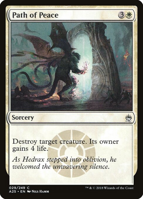 Path of Peace - Masters 25 Magic card