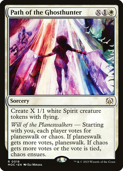 Path of the Ghosthunter - March of the Machine Commander Magic card